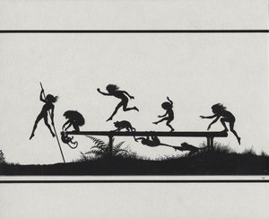 Illustration til Per Aspera ad Astra af K W Diefenbach